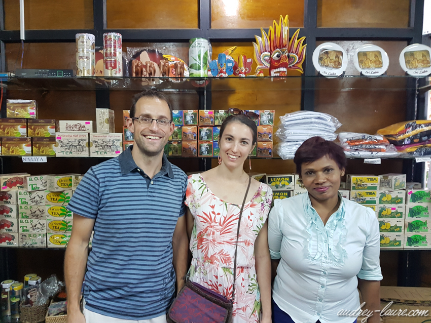 Boutique de thé au Sri Lanka - voyage