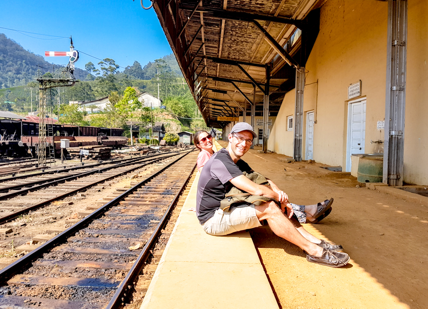 Sri Lanka - voyage - train - gare de Nanu-Oya